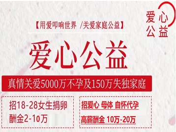 新乡捐卵助孕生子 爱心志愿者招募